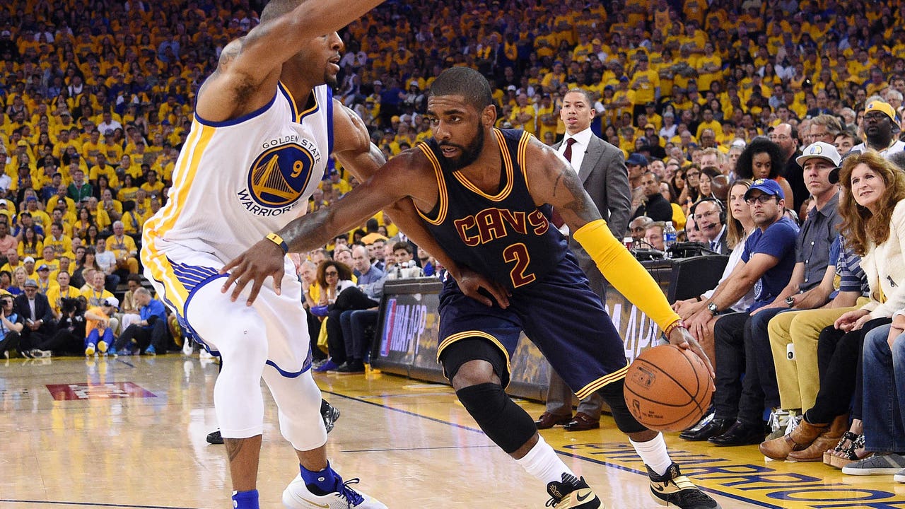 Game 3 pressure's on but Kyrie isn't feeling it